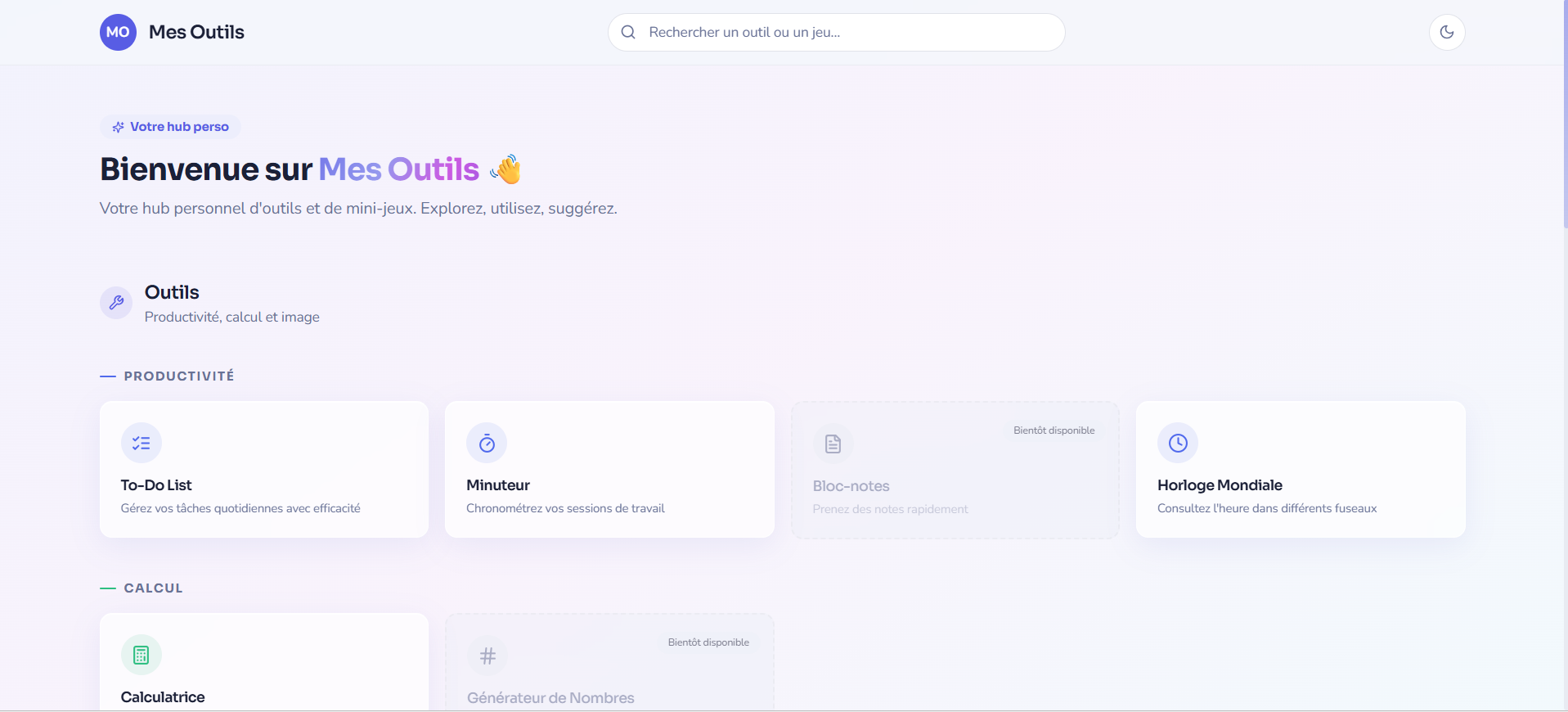 Application WEB REACT